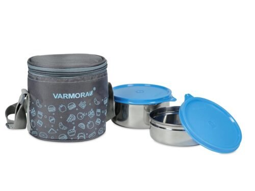 VARMORA SS EXECUTIVE PRINTED LUNCH 2 PC SET (BLUE)