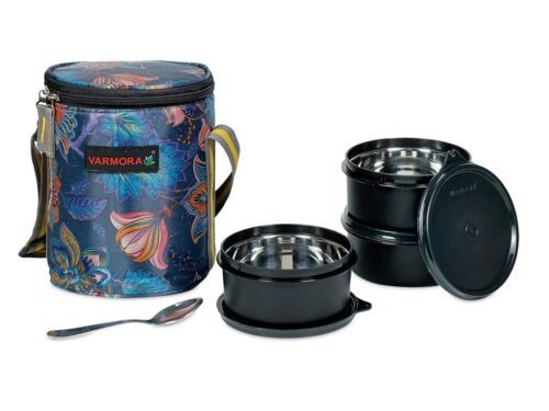 VARMORA SS ROYAL LUNCH 430ML 3 PC SET (BLACK)