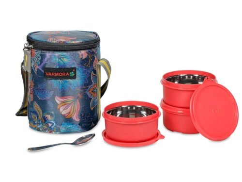 VARMORA SS ROYAL LUNCH 430ML 3 PC SET (RED)
