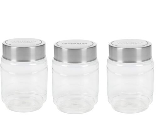 VARMORA STORE N STACK SS - SQUARE 650 ML SET OF 3