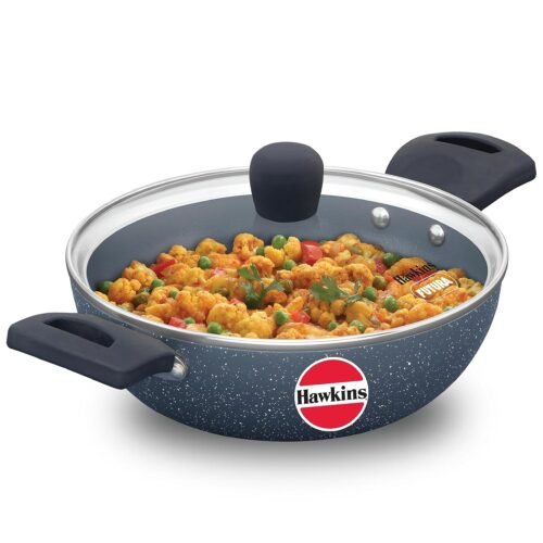 HAWKINS NONSTICK DEEP KADHAI CERAMIC W/L 20CM