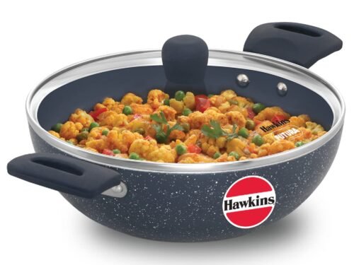 HAWKINS NONSTICK DEEP KADHAI CERAMIC W/L 23CM