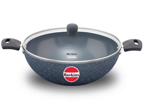 HAWKINS NONSTICK DEEP KADHAI CERAMIC W/L 29CM