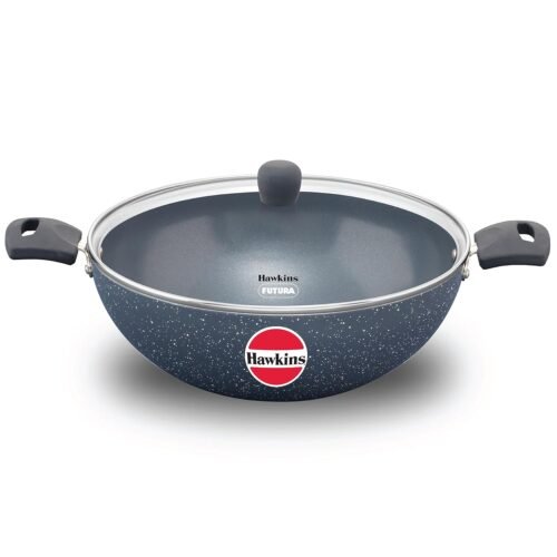 HAWKINS NONSTICK DEEP KADHAI CERAMIC W/L 29CM