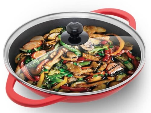 HAWKINS NONSTICK SHALLOW KADHAI CERAMIC W/L 29CM