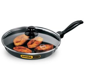 HAWKINS FUTURA FRYING PANS W/GLASS LID 24CM