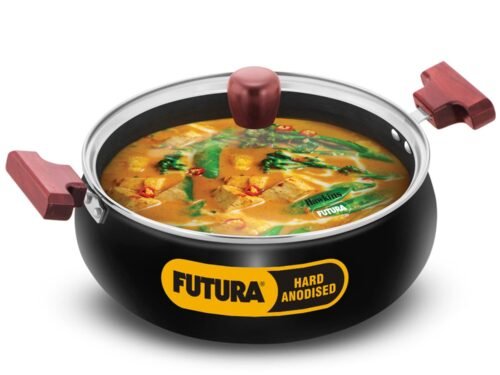 HAWKINS FUTURA COOK N SERVE HANDIS W/GLASS LID IB 5LTR