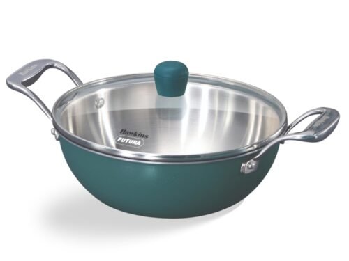 HAWKINS DEEP-FRYING PAN OLIVE PRO TRI-PLY SS 22CM