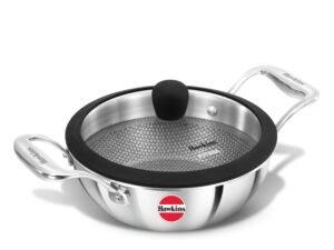 HAWKINS NON STICK KADHAI PRO TRI-PLY SS SHIELDED 18CM