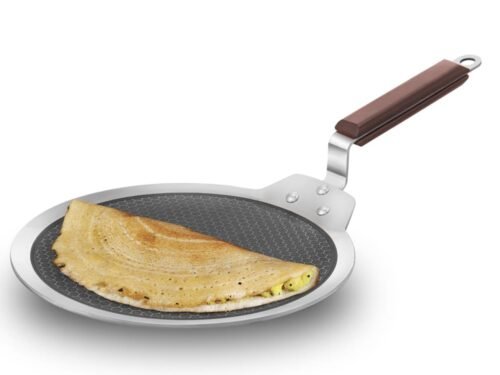 HAWKINS NON STICK DOSA TAVA TRI-PLY SS 28CM