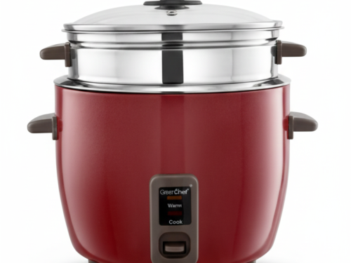 GREENCHEF COMET ELITE ELECTRIC COOKER RC 1.8L (SS SINGLE BOWL WITH FREE STEAMER TRAY)