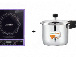 GREENCHEF EMBER INDUCTION COOKTOP+COMPACT PRIME SS COOKER COMBO