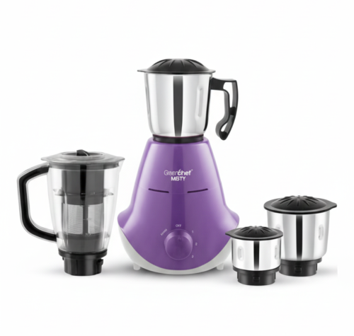 GREENCHEF MISTY MIXER GRINDER – 4 JAR COMBO (600W)