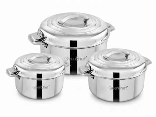 GREENCHEF PLATINA SS CASSEROLE COMBO