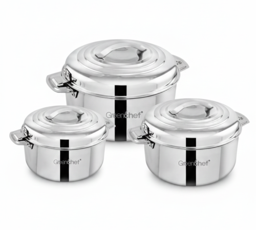 GREENCHEF PLATINA SS CASSEROLE COMBO