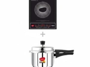 PIGEON INDUCTION PRIME 1800W+STAINLESS STEEL COOKER 3 LTR CUTE