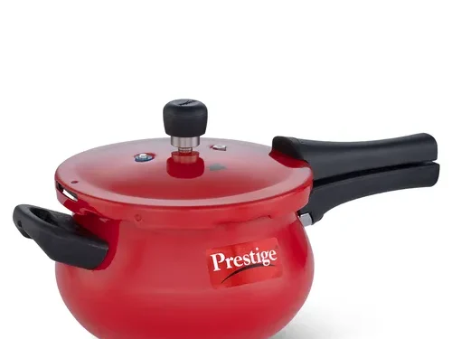 PRESTIGE COOKER-DLX+BABY HANDI 3LTR RED