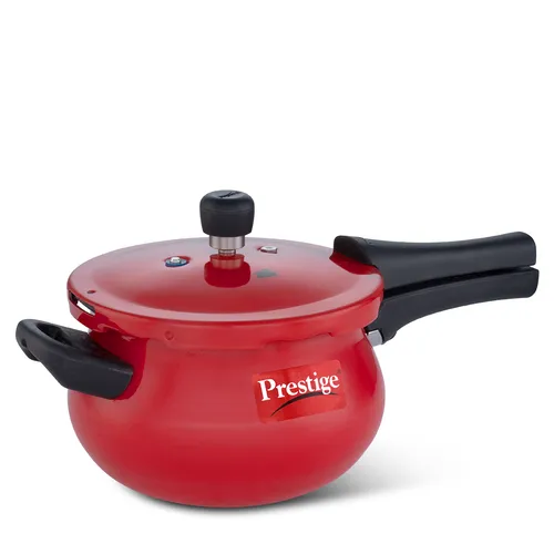 PRESTIGE COOKER-DLX+BABY HANDI 3LTR RED