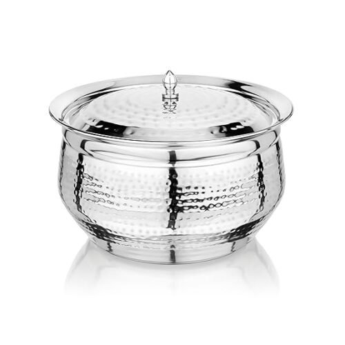 KESARIYA  24 CM/ 4 LTR SPICE HAMMERED HANDI