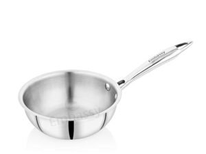 KESARIYA SS THICKPLY DEEP FRYPAN 800ML