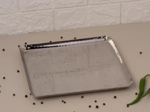 KESARIYA SS HAMMERED SQUARE PLATE