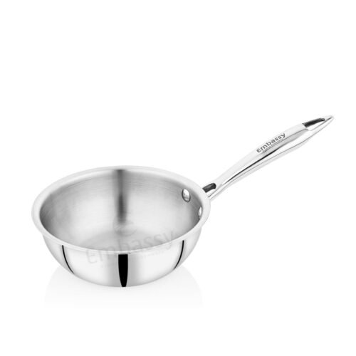 KESARIYA SS THICKPLY DEEP FRYPAN 500ML