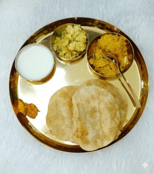 KESARIYA 005 SS GOLD PVD HAM PLATE SET