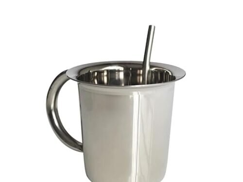 KESARIYA SS KOLGA STRW GLASS WITH HANDLE