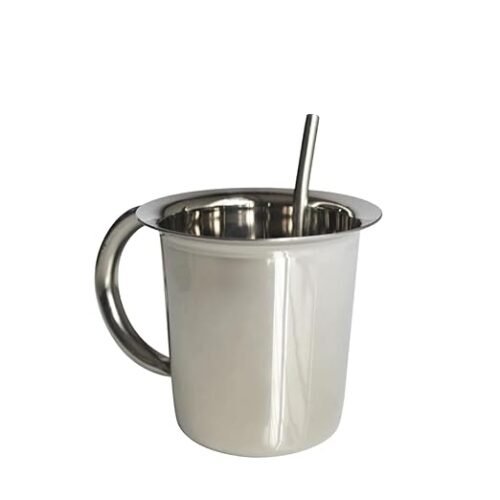 KESARIYA SS KOLGA STRW GLASS WITH HANDLE