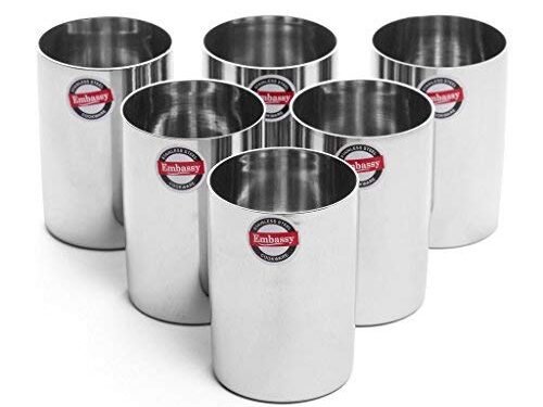 KESARIYA SS LONG PEPSI GLASS JUMBO(SET OF 6)
