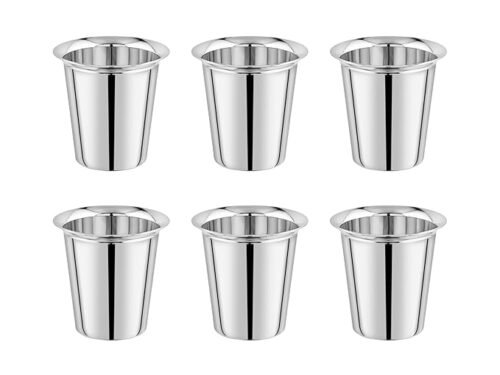 KESARIYA SS 18G COFFEE GLASS (SET OF 6)