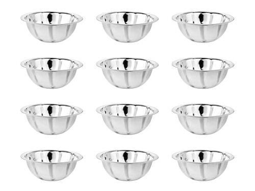 KESARIYA SS GIFTING BOWL CURVE(SET OF 12)