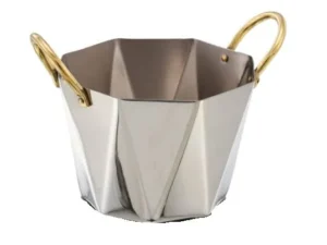 KESARIYA SS SERVING BOWL HEXA