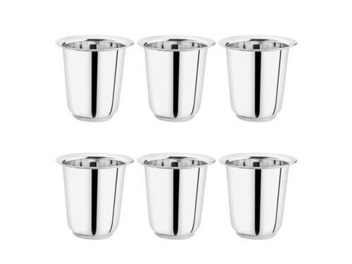 KESARIYA SS MAYURI WATER GLASS(SET OF 6)