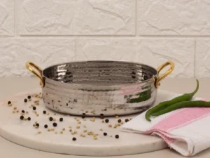 KESARIYA SS SERVING KADAI KADAI OVAL HAMMERED