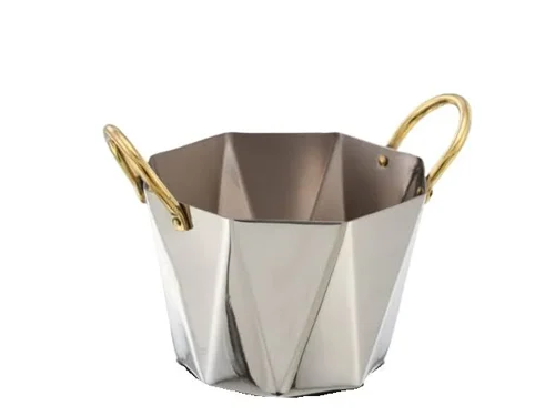 KESARIYA SS SERVING BOWL HEXA