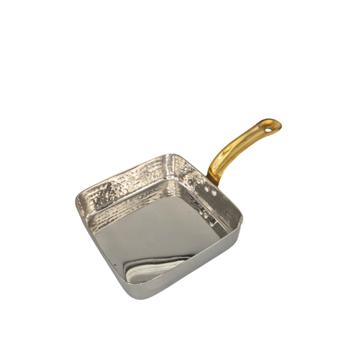 KESARIYA SS SERVING PAN SQUARE HAMMERED