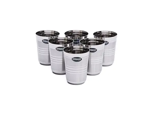 KESARIYA SS 4D GLASS PATTI(SET OF 6)