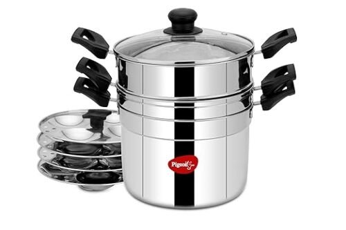PIGEON ALL IN 1 - SS COOKPOT WITH IDLY PLATE