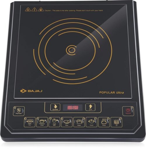 BAJAJ POPULAR ULTRA 1400W INDUCTION COOKTOP (BLACK)