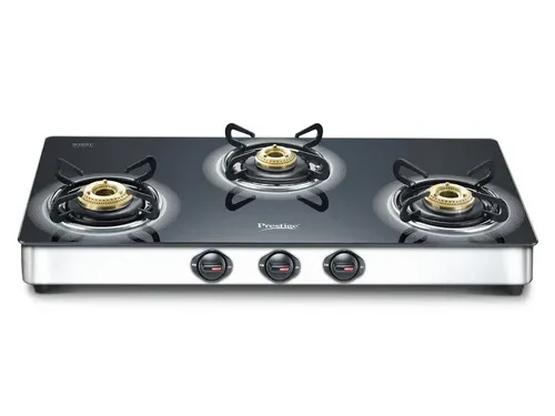 PRESTIGE GAS STOVE GT 03 SS-ROYALE PLUS
