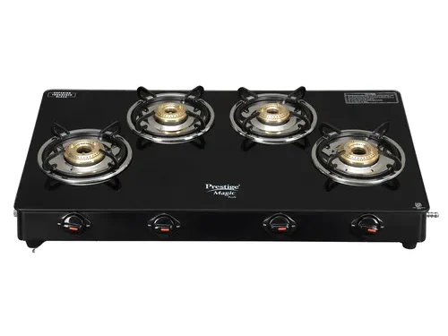 PRESTIGE GAS STOVE MAGIC PLUS 4 BURNER LONG
