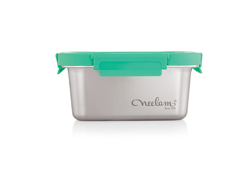 NEELAM VACFRESH SQUARE WITH GLASS LID 600ML