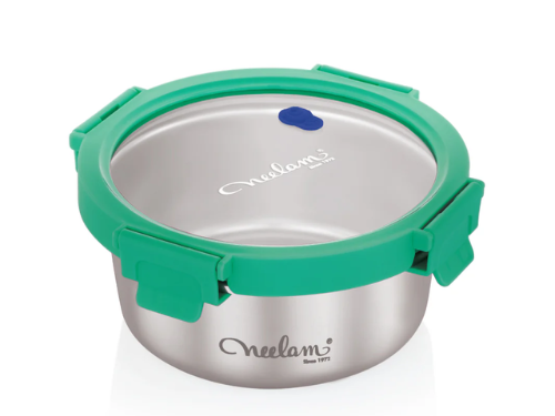 NEELAM VACFRESH ROUND WITH GLASS LID 1500ML