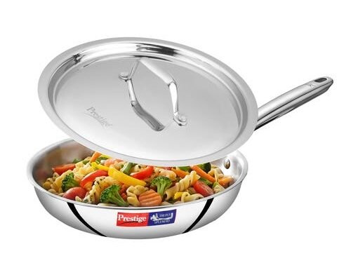 PRESTIGE TRIPLY SPLENDID COOKWARE FRY PAN WITH LID 22CM