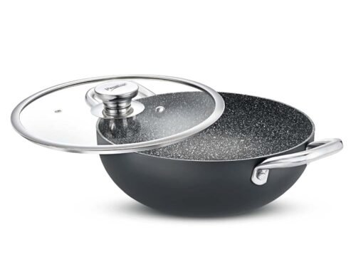 PRESTIGE DURASTONE HA NON STICK COOKWARE DEEP KADAI 24CM