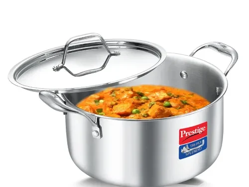 PRESTIGE TRIPLY SPLENDID COOKWARE CASSEROLE WITH LID 22CM