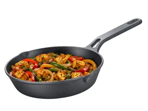 PRESTIGE CAST IRON SMOOTH FINISH COOKWARE FRY PAN 25CM