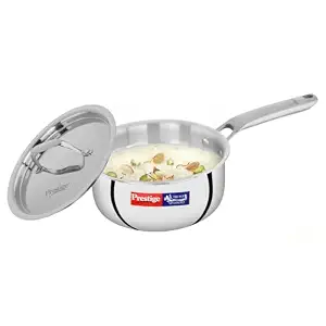 PRESTIGE TRIPLY SPLENDID COOKWARE SAUCE PAN WITH LID 14CM