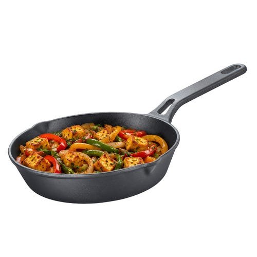 PRESTIGE CAST IRON SMOOTH FINISH COOKWARE FRY PAN 20CM